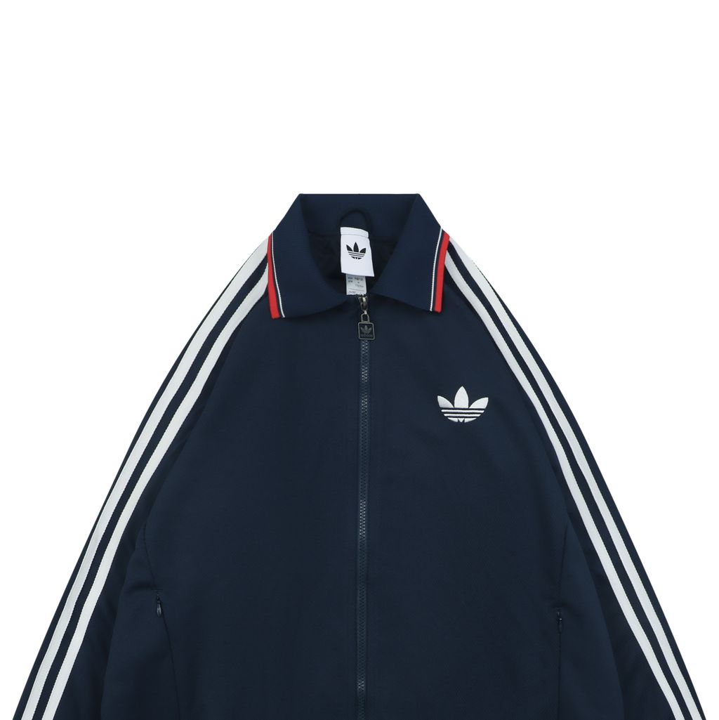Adidas Three-Stripes Fold-Down Collar Jacket