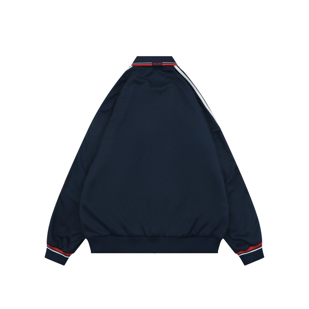 Adidas Trefoil Navy Brown Color-Block Track Jacket