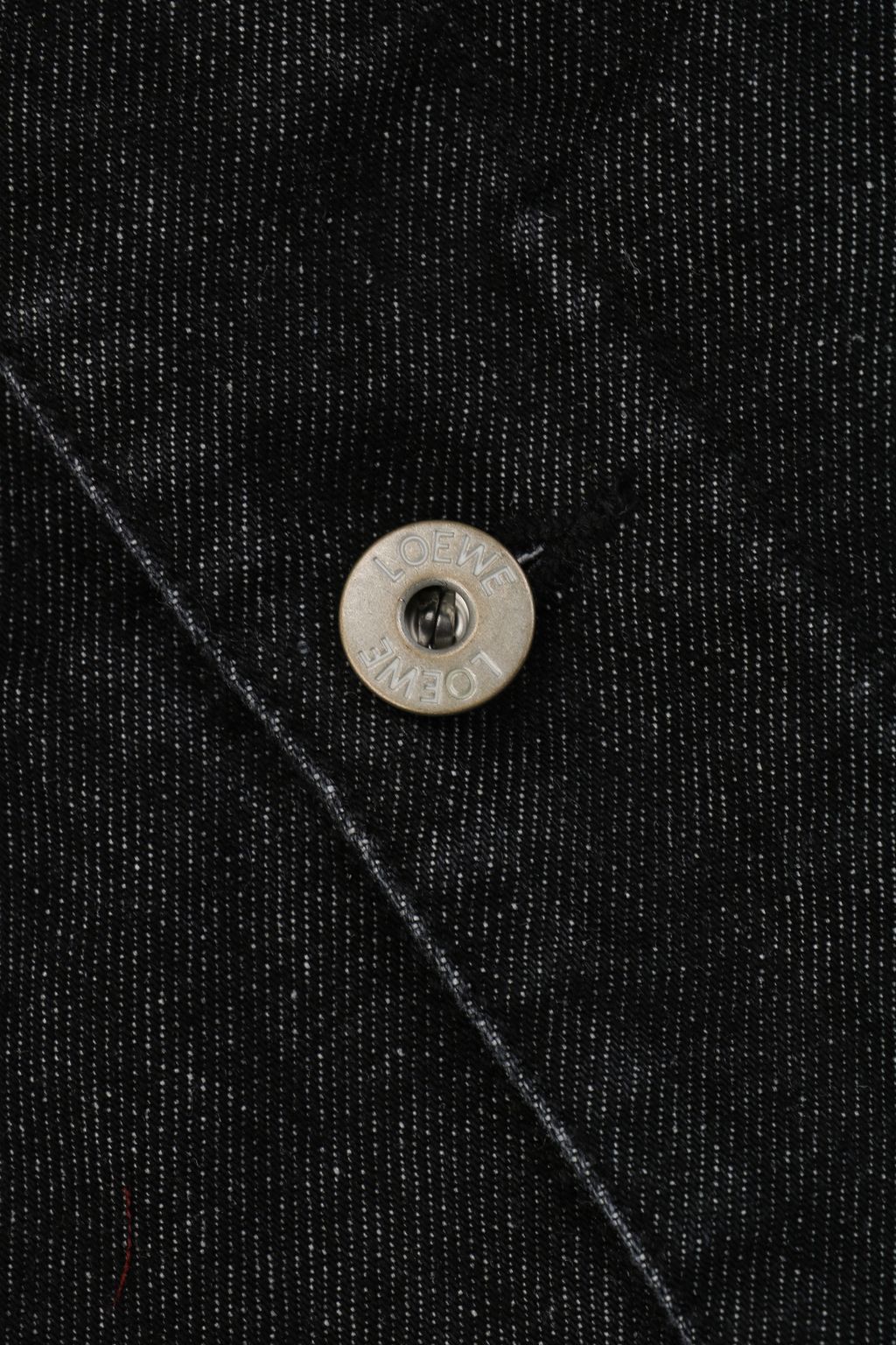 Loewe Washed Black Relaxed Anagram Jacket