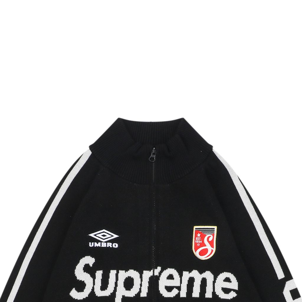 Supreme Umbro Color-Block Football Knit Jacket