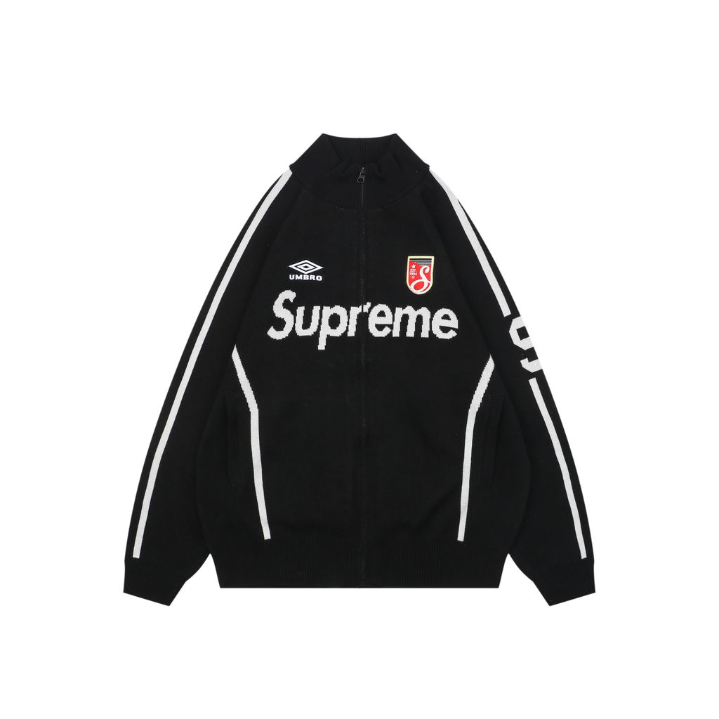 Supreme x Umbro SS25 Embroidered Zip Up Sweater