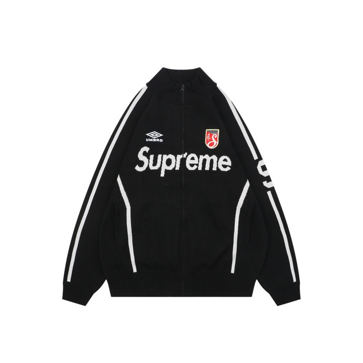 Supreme x Umbro SS25 Embroidered Zip Up Sweater