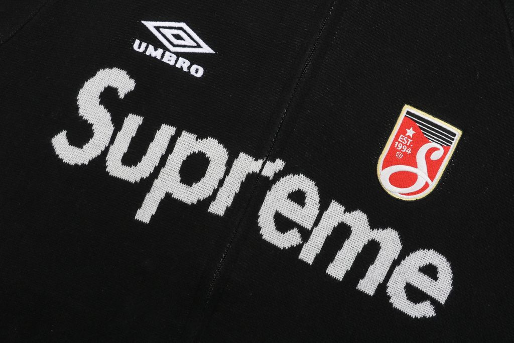 Supreme x Umbro Logo Embroidered Zip Sweater