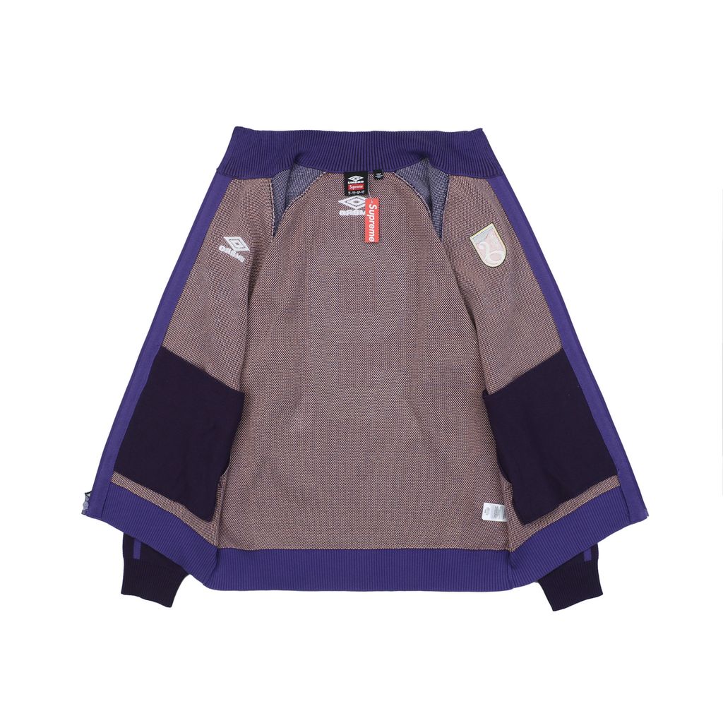 Supreme Umbro Color-Block Football Knit Jacket
