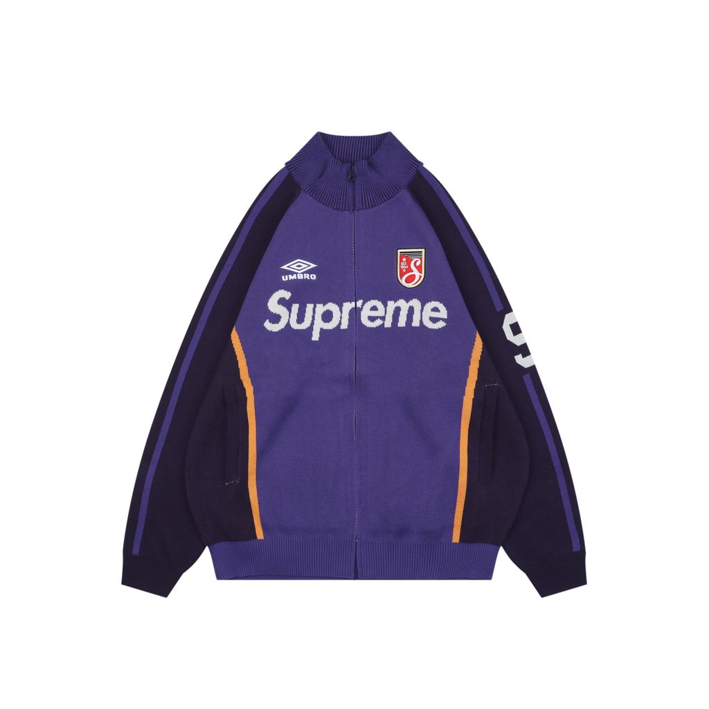 Supreme x Umbro SS25 Embroidered Zip Up Sweater