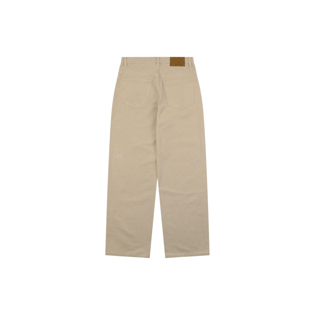 Louis Vuitton Hand-Drawn Monogram Stitch Embroidered Denim Jeans