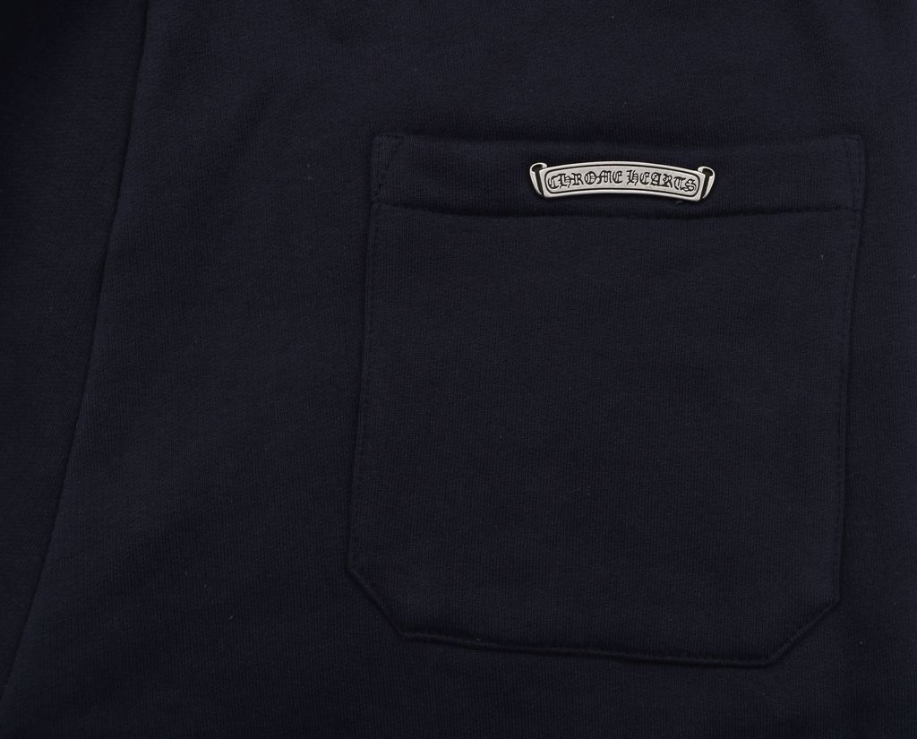 Chrome Hearts Triple Cross 925 Silver Hardware Sweatpants