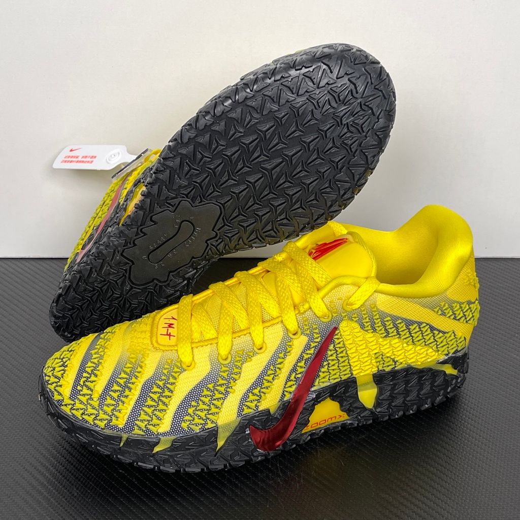 Nike Ja 3 EP Yellow Morant HF2794-702 performance men's basketball shoe side profile view