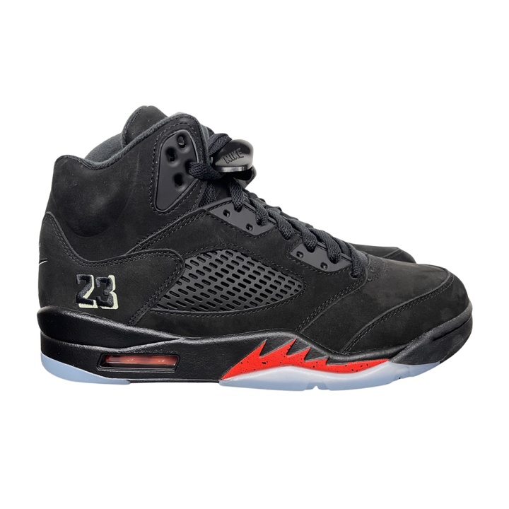 Air Jordan 5 Retro Halloween HQ7978-001 spooky seasonal men's retro lifestyle sneaker side profile view