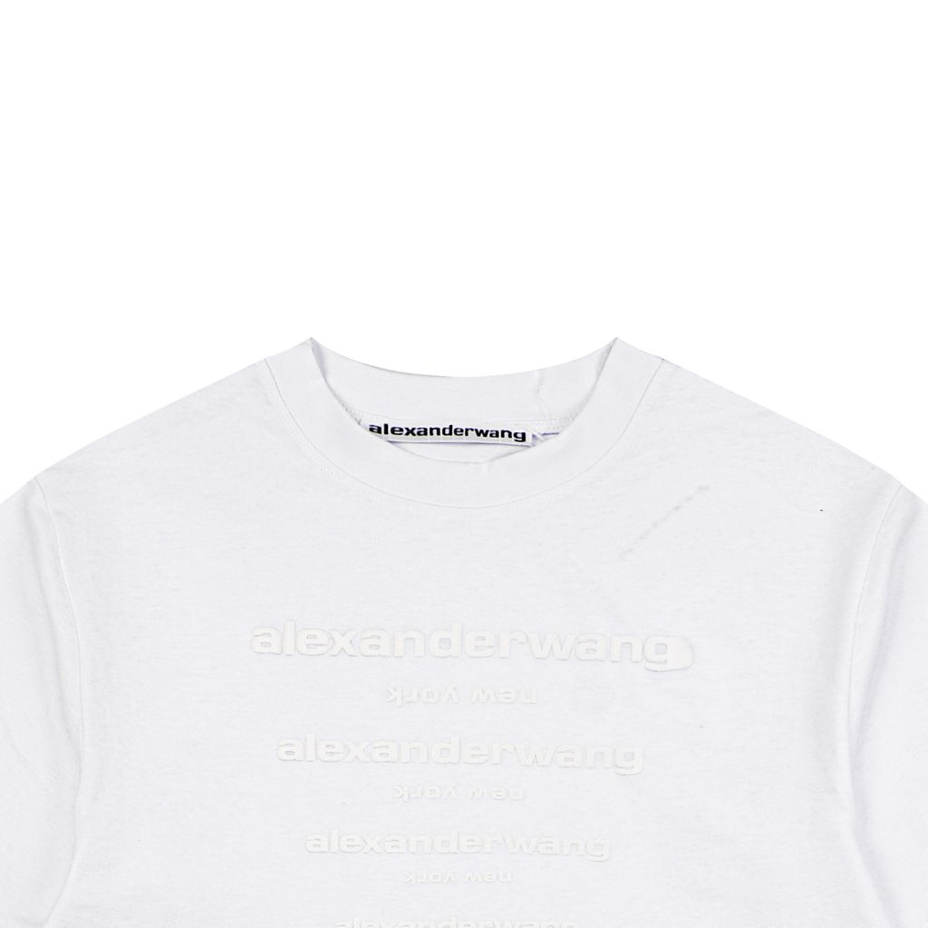 Alexander Wang Lightweight Cotton Letter Graphic Tee