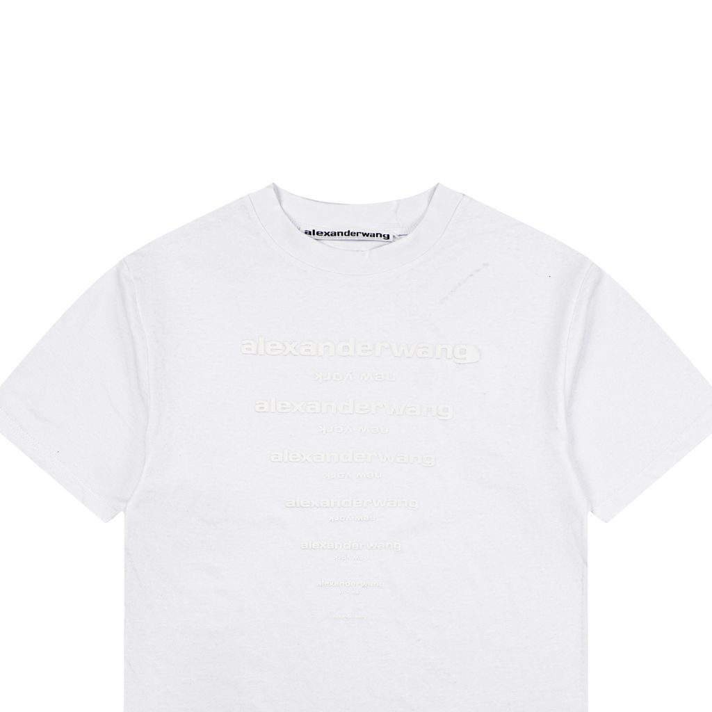 Alexander Wang Lightweight Cotton Letter Graphic Tee