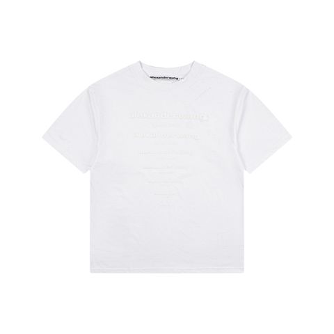 Alexander Wang Graduated Logo Puff Print T-Shirt