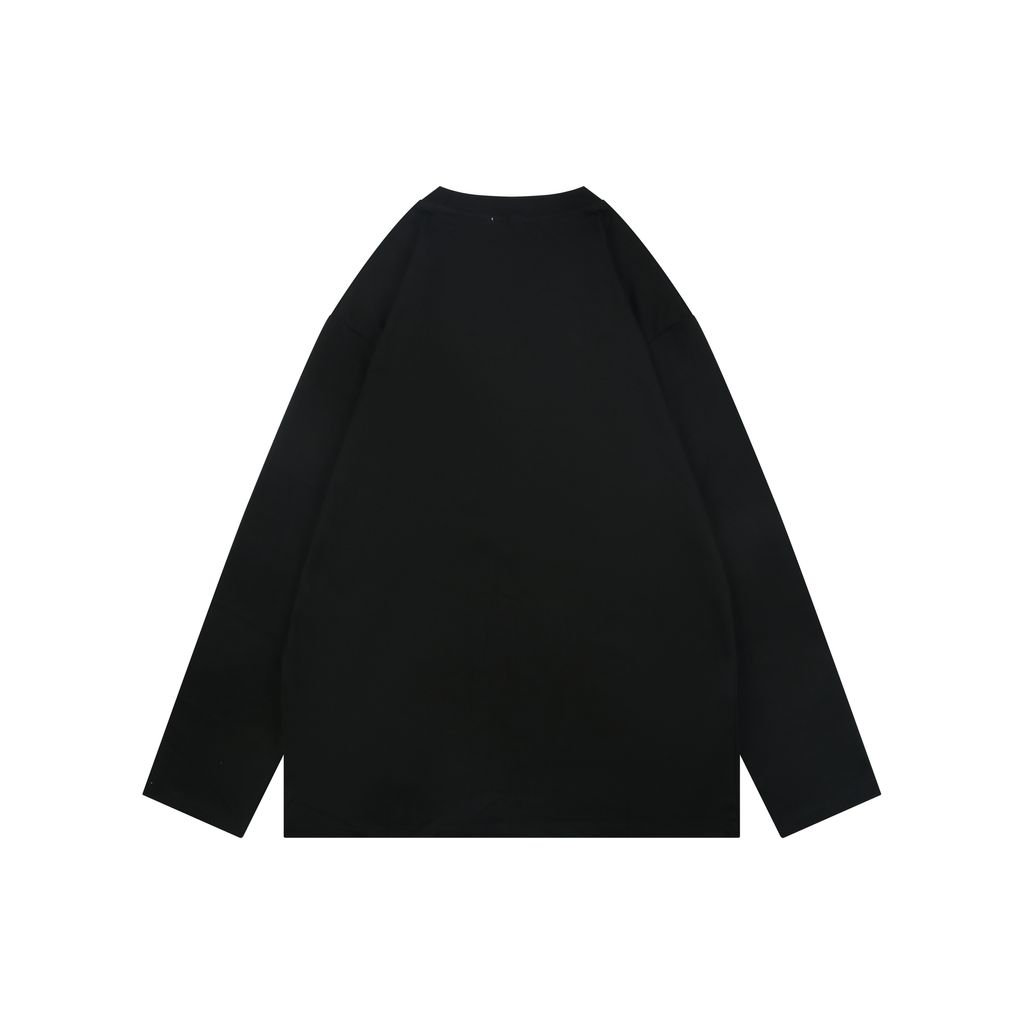 Burberry Equestrian Knight Cross-Stitch Embroidered Long Sleeve T-Shirt
