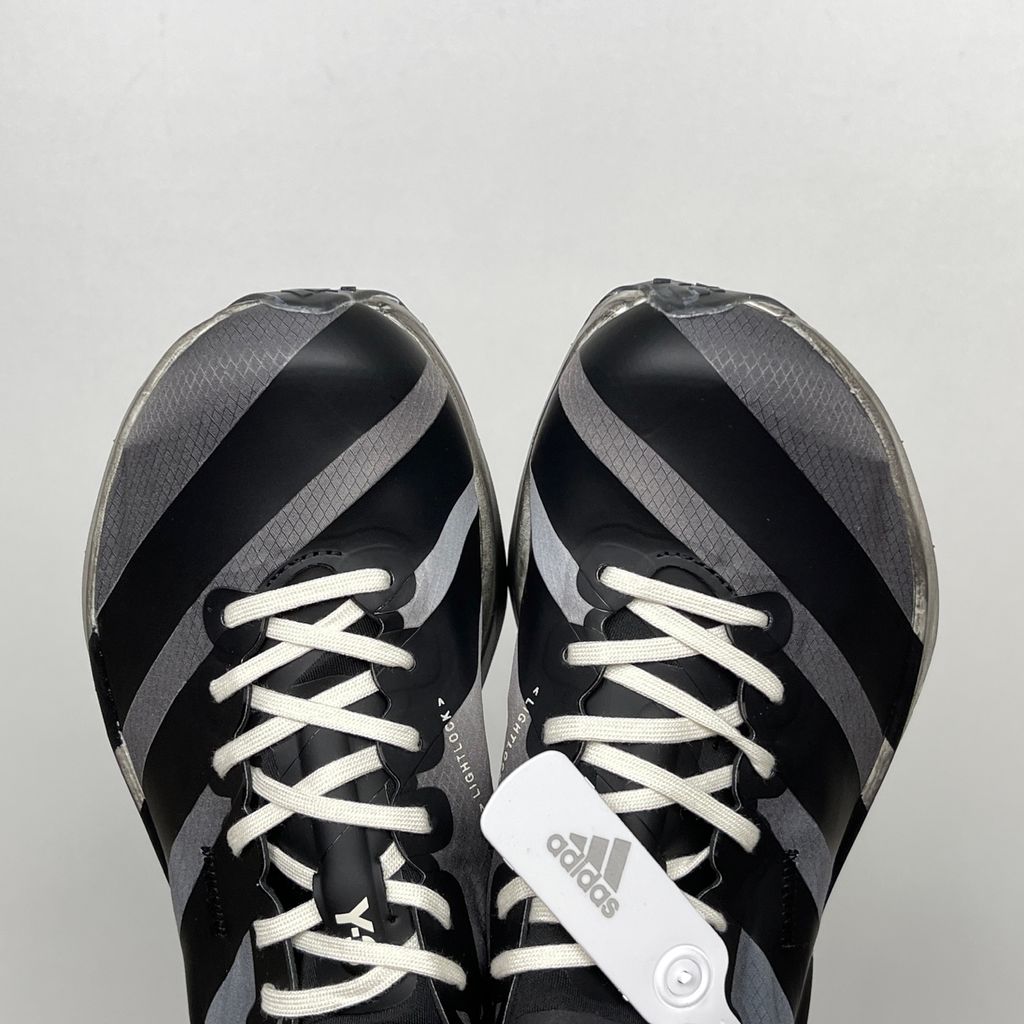 adidas Y-3 Adios Pro 4 KI7128 Black Off White Grey Five running shoes side view