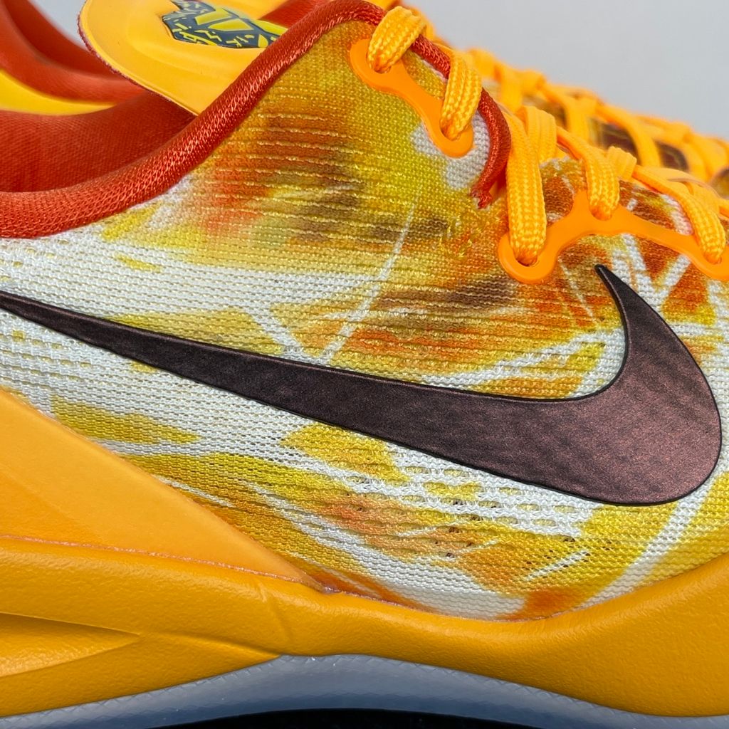 Nike Kobe 8 Protro Shanghai Fireworks IO6259-800 Laser Orange basketball shoes side view