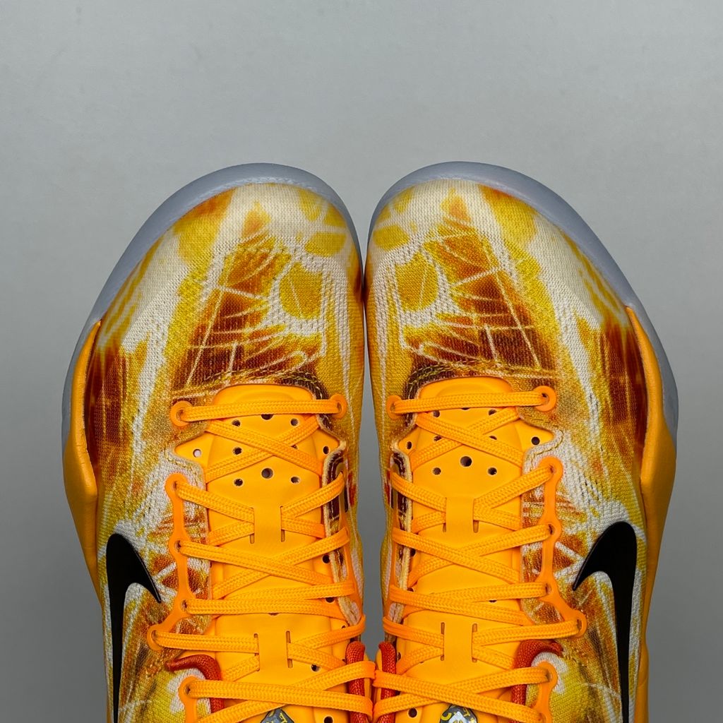 Nike Kobe 8 Protro Shanghai Fireworks IO6259-800 Laser Orange basketball shoes side view