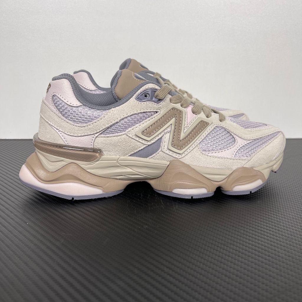 New Balance 9060 U9060152 Timberwolf Driftwood suede mesh sneakers side view