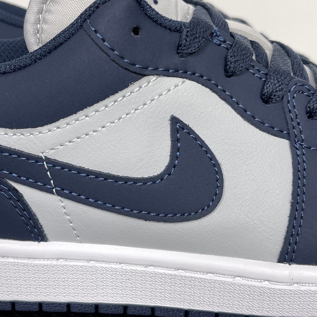 Air Jordan 1 Low IV6045-451 Obsidian Grey Fog men's sneakers side view