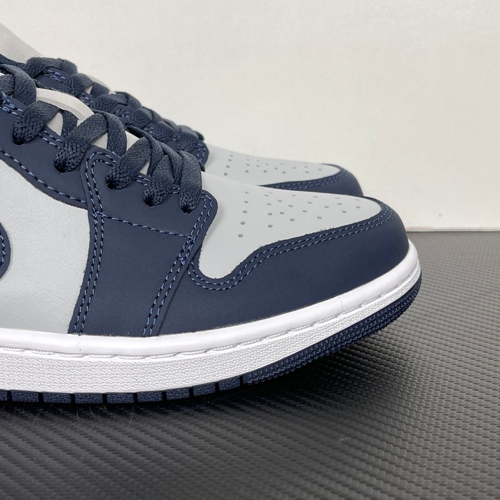 Air Jordan 1 Low IV6045-451 Obsidian Grey Fog men's sneakers side view