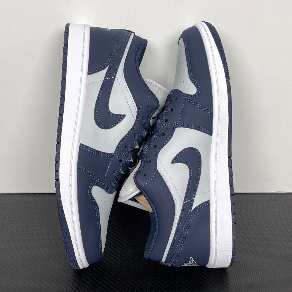 Air Jordan 1 Low IV6045-451 Obsidian Grey Fog men's sneakers side view