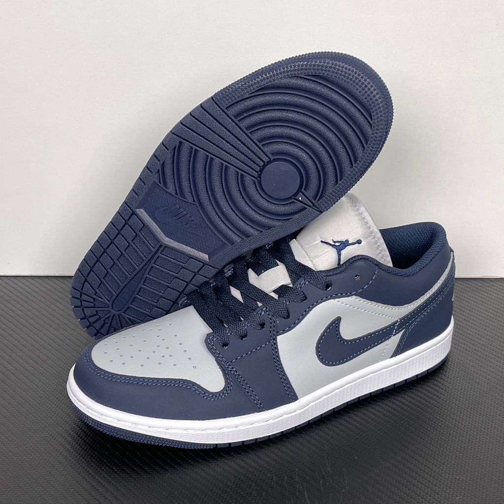 Air Jordan 1 Low IV6045-451 Obsidian Grey Fog men's sneakers side view