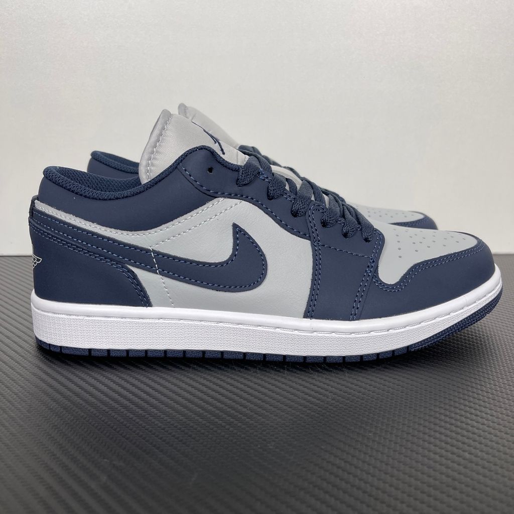 Air Jordan 1 Low IV6045-451 Obsidian Grey Fog men's sneakers side view