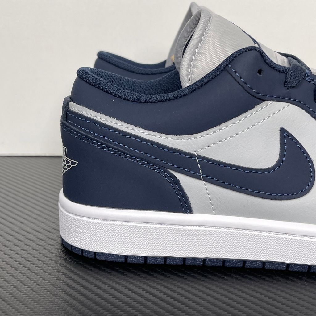 Air Jordan 1 Low IV6045-451 Obsidian Grey Fog men's sneakers side view