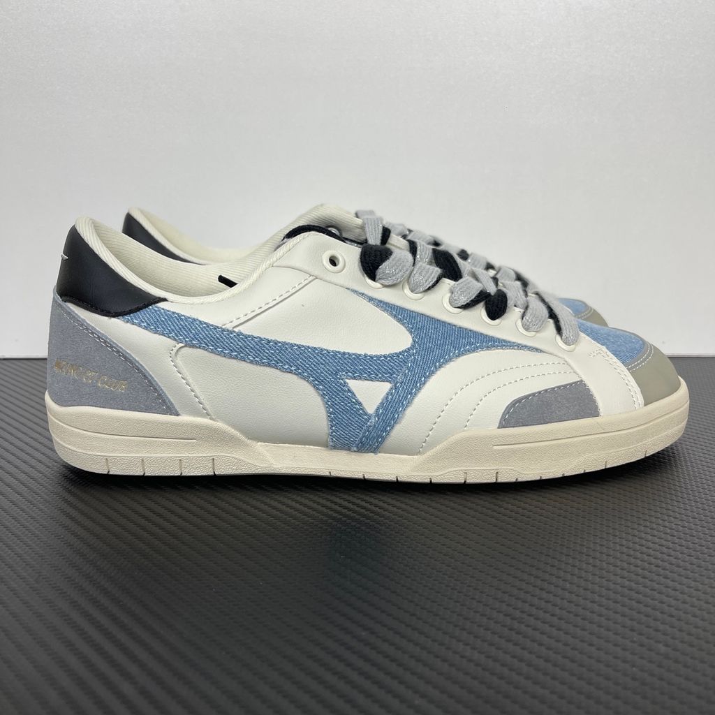 Mizuno CT Club D1GH261002 Off-White Light Blue Grey Black sneakers side view