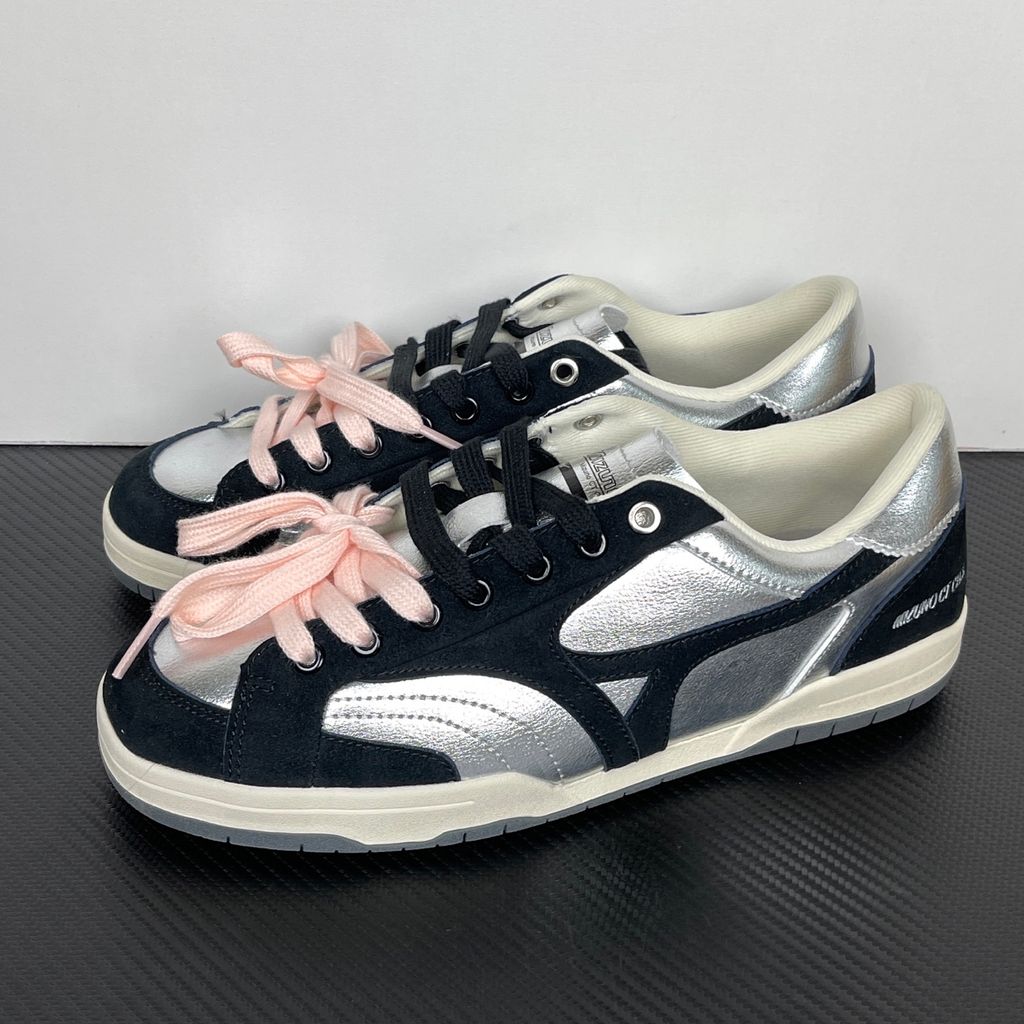 Mizuno CT Club D1GH261013 Black Silver Metallic sneakers side view