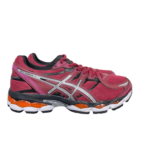 ASICS GEL-Nimbus 16 T566N-2194 Blue Silver running shoes side view