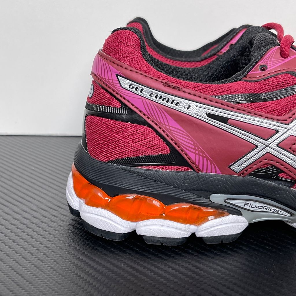 ASICS GEL-Nimbus 16 T566N-2194 Blue Silver running shoes side view