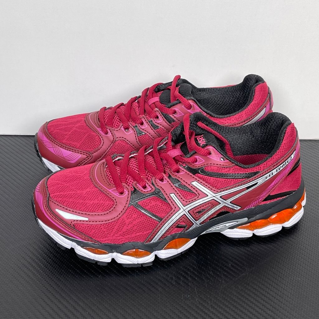 ASICS GEL-Nimbus 16 T566N-2194 Blue Silver running shoes side view