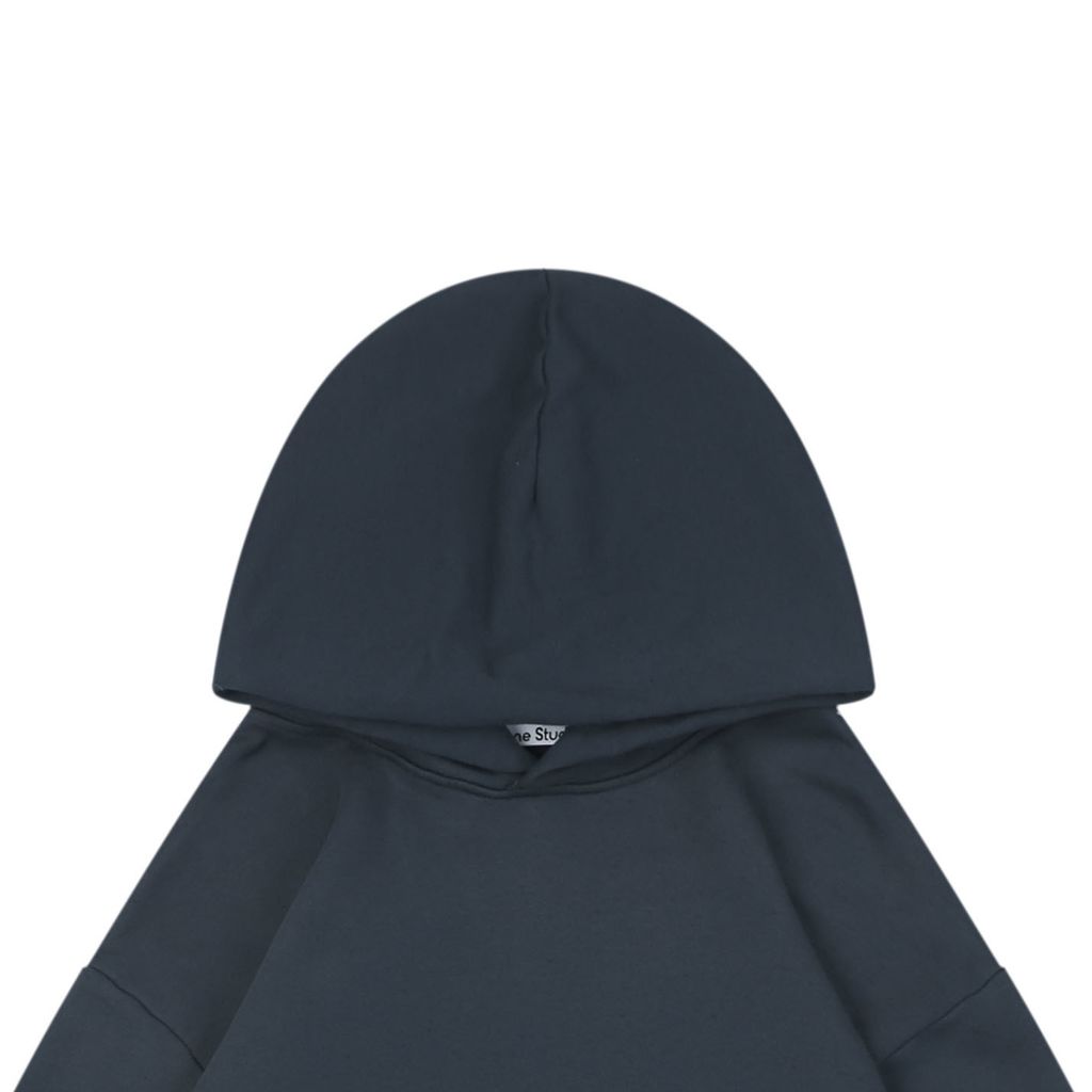 Acne Studios 380G Navy Vintage Washed Oversized Hoodie