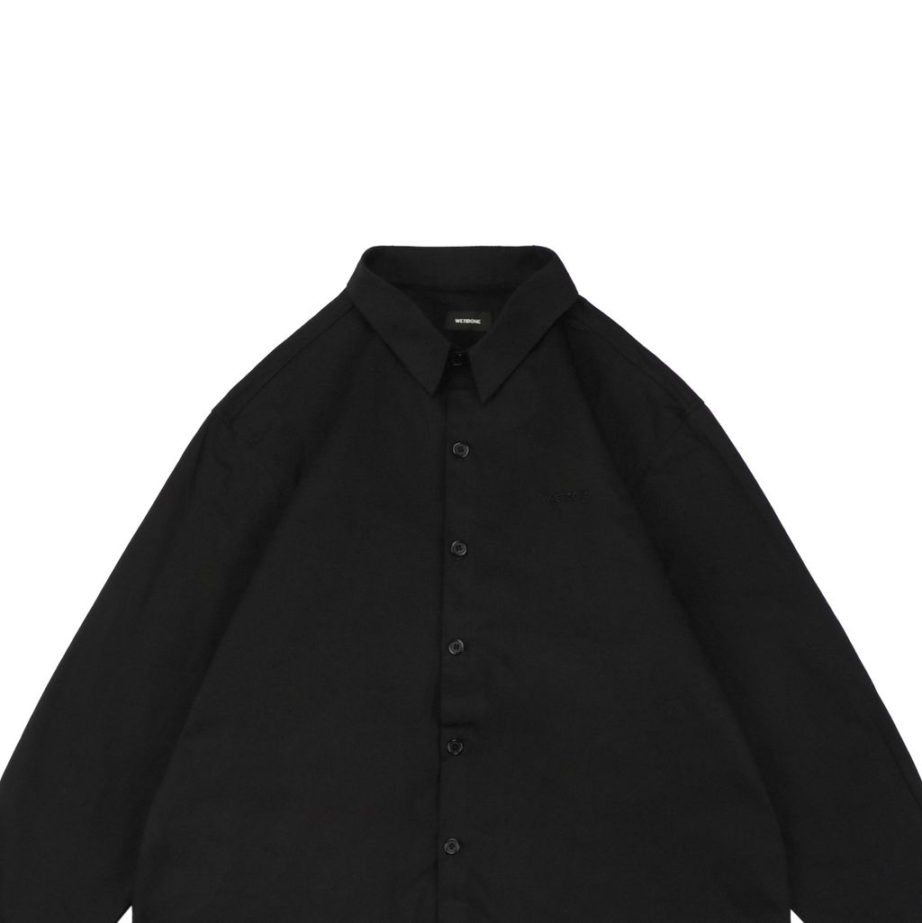 WE11DONE 80s Retro Graphic Button-Up Shirt