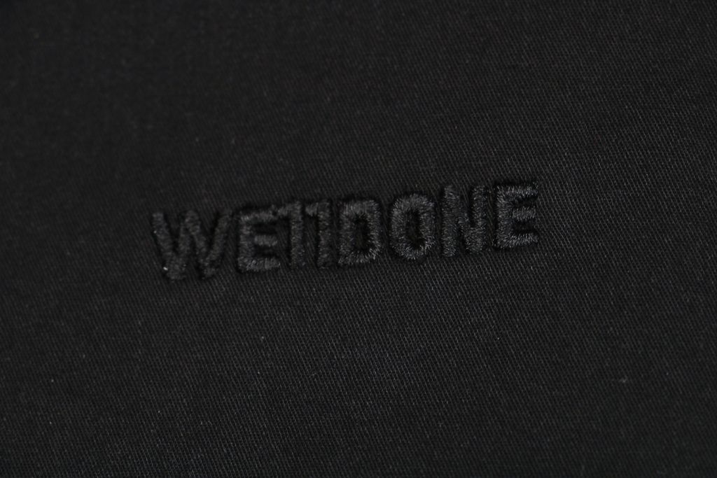 WE11DONE Multicolour Letter Print Relaxed Long Sleeve Shirt