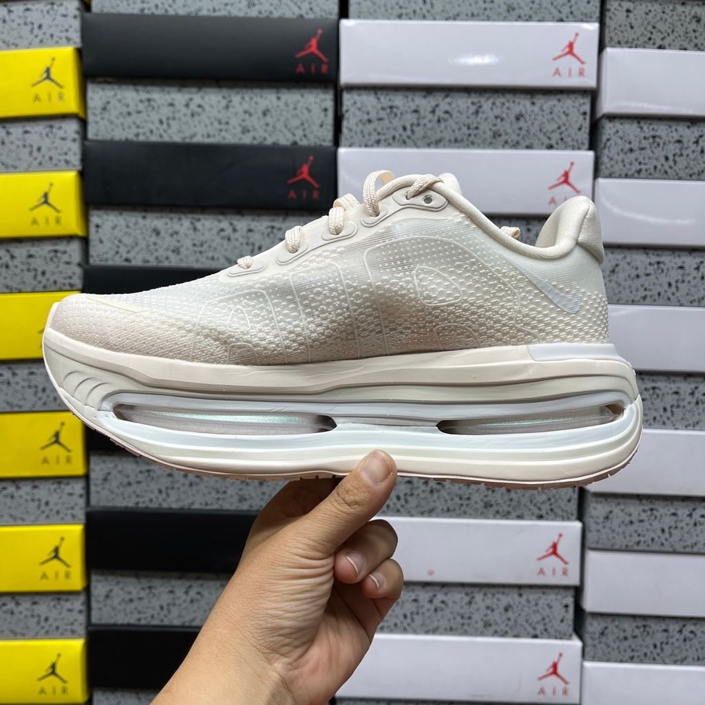 Nike Vomero Premium IQ8102-100 Chalk Pale Ivory women's running shoes side view