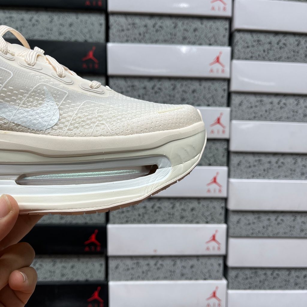 Nike Vomero Premium IQ8102-100 Chalk Pale Ivory women's running shoes side view