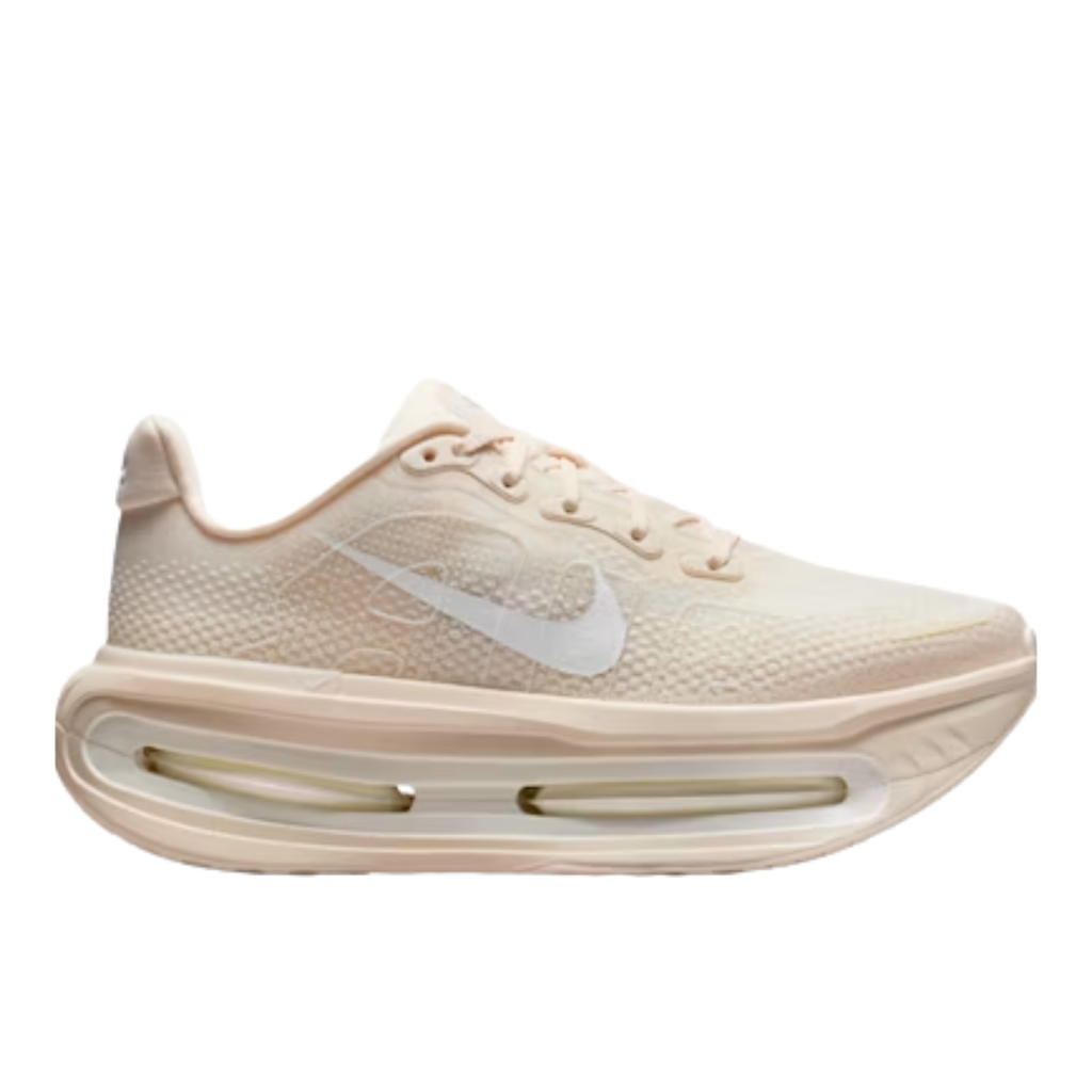 Nike Vomero Premium IQ8102-100 Chalk Pale Ivory women's running shoes side view