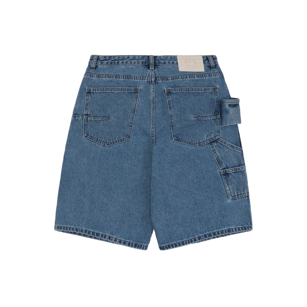 Christian Dior Cannage Embroidered Carpenter Denim Shorts