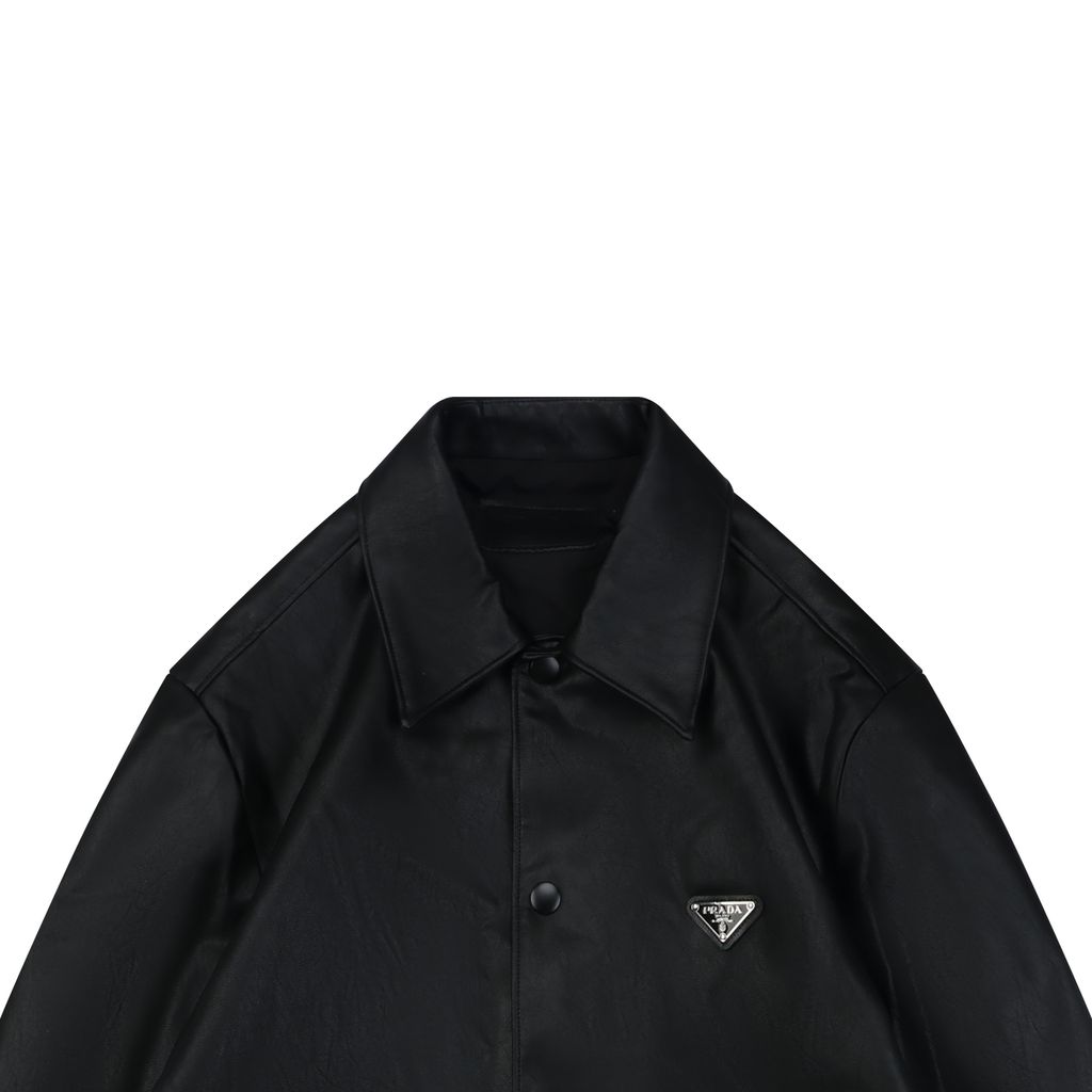 Prada Fitted Snap Button Technical Jacket