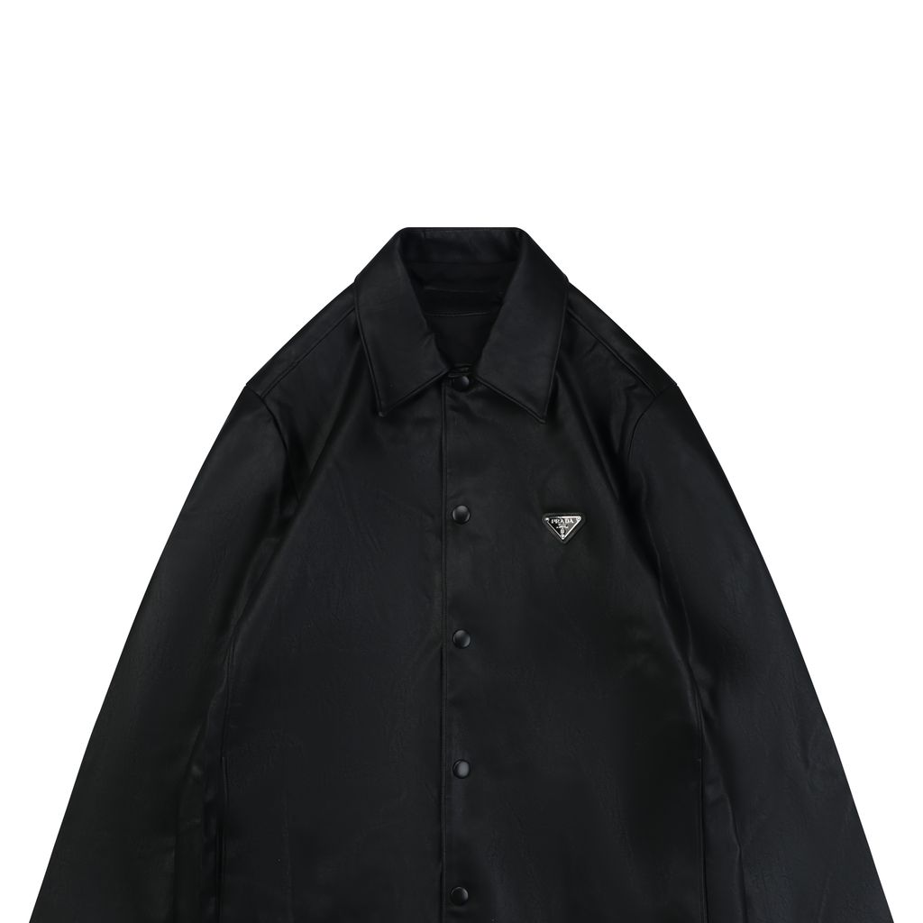 Prada Fitted Snap Button Technical Jacket