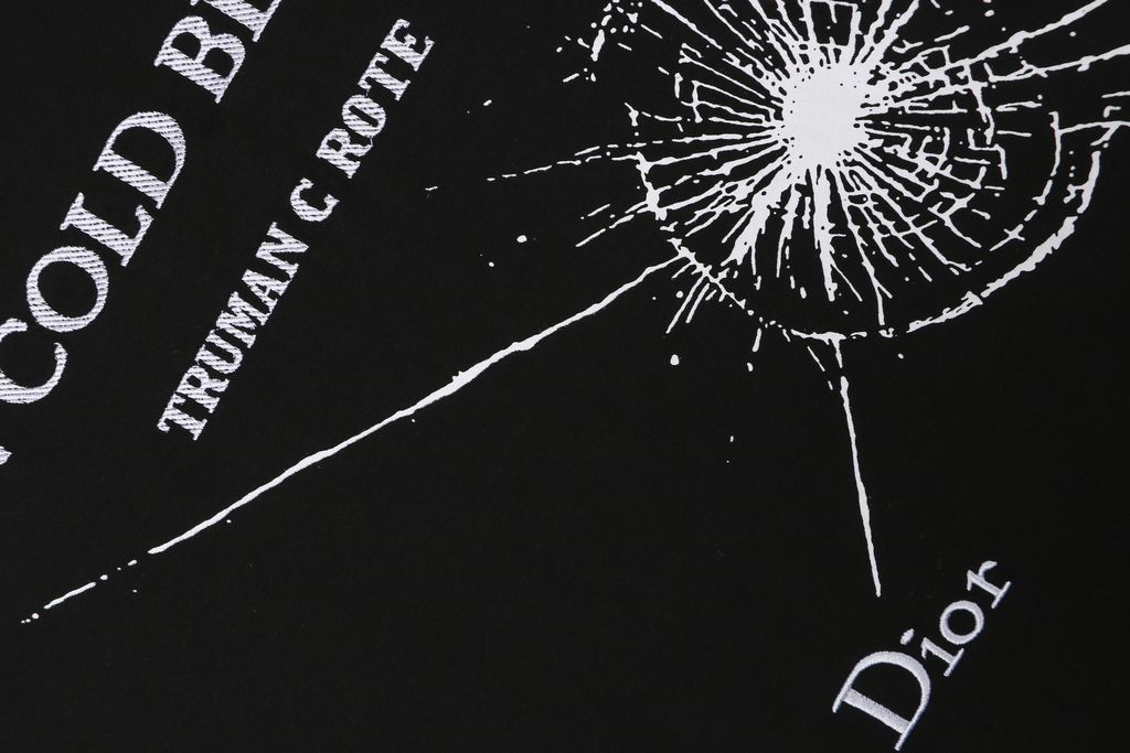 Dior Relaxed Digital Print Cracked Glass T-Shirt