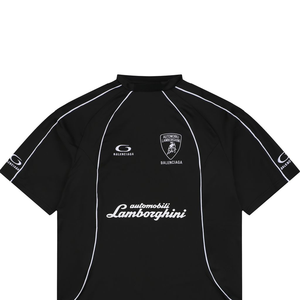 Balenciaga 300G Vintage Washed Lamborghini Graphic Tee