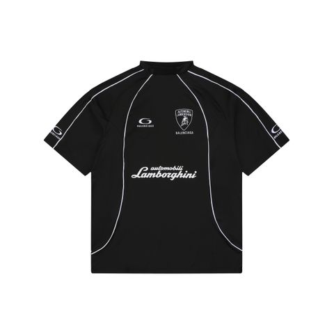 Balenciaga Lamborghini 63 Embroidered Oversized T-Shirt