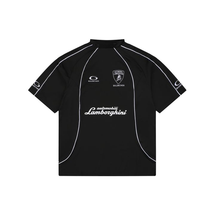 Balenciaga Lamborghini 63 Embroidered Oversized T-Shirt