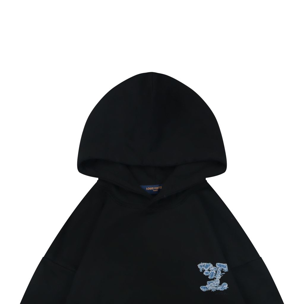 Louis Vuitton 400G Embroidered Monogram Hooded Sweatshirt