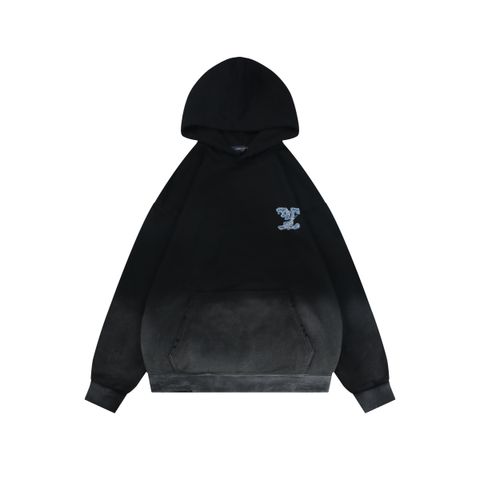 Louis Vuitton Denim Monogram Patchwork Hoodie