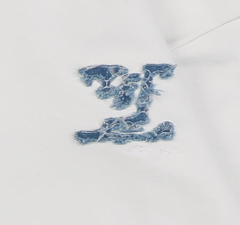 Louis Vuitton Deconstructed Denim Patchwork Hooded Sweatshirt