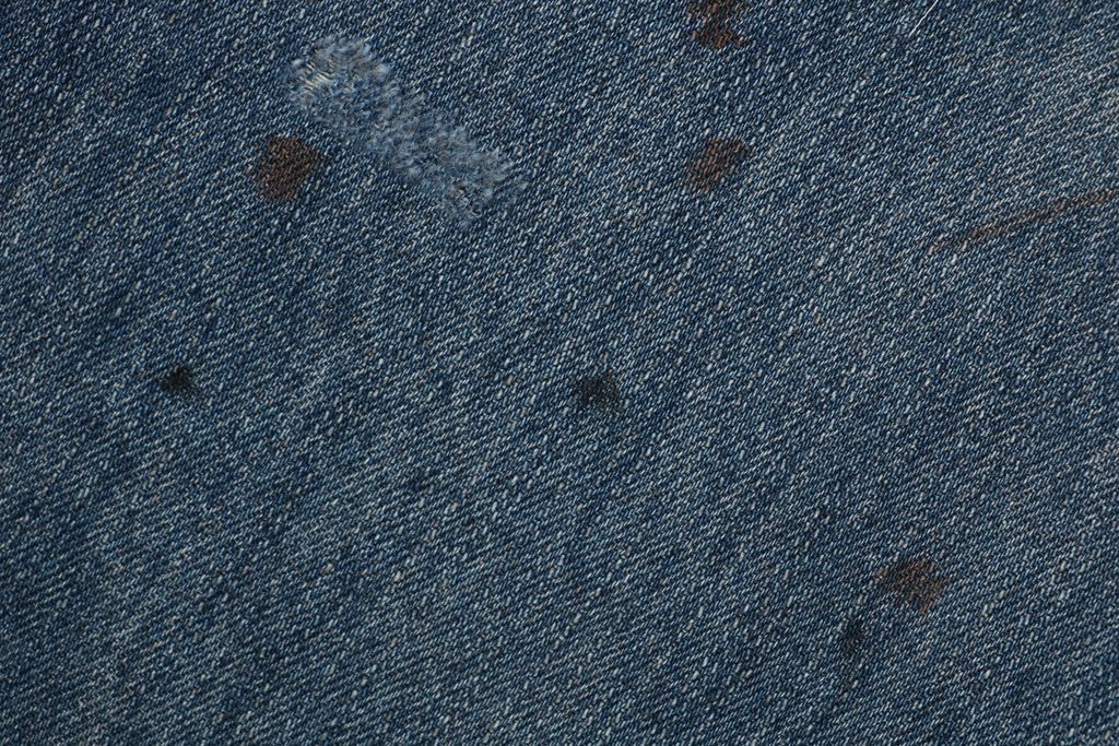 Acne Studios Heavyweight Cotton Splatter Denim Overshirt