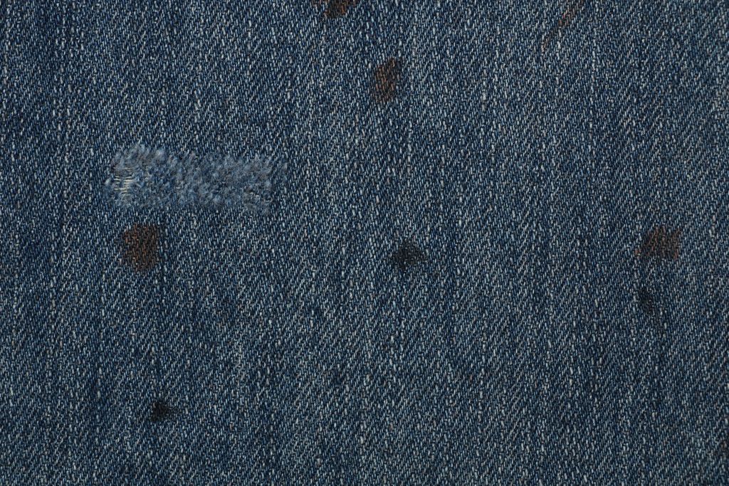 Acne Studios Heavyweight Cotton Splatter Denim Overshirt